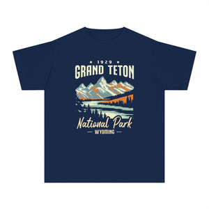 Grand Teton National Park Wyoming Comfort Colors Youth Kids T-Shirt