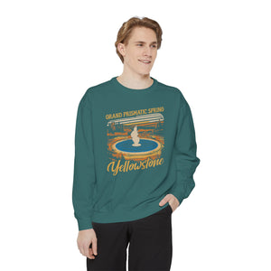 Grand Prismatic Spring Yellowstone Comfort Colors Unisex Sweatshirt