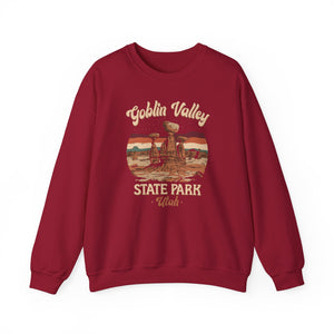 Goblin Valley State Park Utah Gildan Unisex Crewneck Sweatshirt