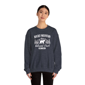Rocky Mountain National Park Colorado Gildan Unisex Crewneck Sweatshirt