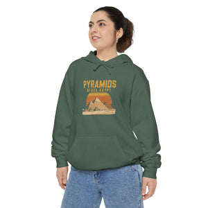 Pyramids of Giza Egypt Comfort Colors Unisex Hoodie