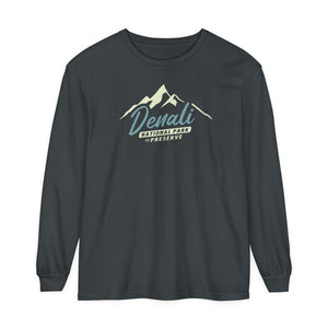 Denali National Park Alaska Comfort Colors Unisex Long Sleeve T-Shirt