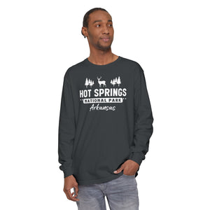 Hot Springs National Park Arkansas Comfort Colors Unisex Long Sleeve T-Shirt