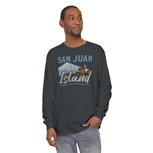 San Juan Island Washington Comfort Colors Unisex Long Sleeve T-Shirt