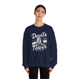 Devils Tower Wyoming Gildan Unisex Crewneck Sweatshirt