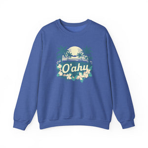 Oahu Hawaii Gildan Unisex Crewneck Sweatshirt