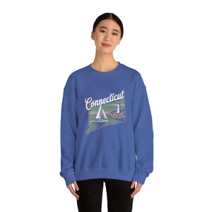 Connecticut Gildan Unisex Crewneck Sweatshirt