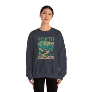 North Cascades National Park Washington Gildan Unisex Crewneck Sweatshirt