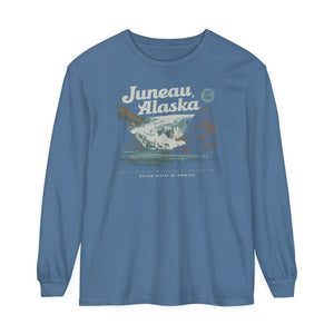 Juneau Alaska Comfort Colors Unisex Long Sleeve T-Shirt