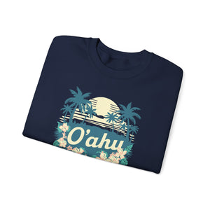 Oahu Hawaii Gildan Unisex Crewneck Sweatshirt