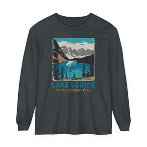 Lake Louise Banff National Park Alberta Comfort Colors Unisex Long Sleeve T-Shirt