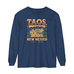 Taos New Mexico Comfort Colors Unisex Long Sleeve T-Shirt