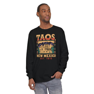 Taos New Mexico Comfort Colors Unisex Long Sleeve T-Shirt