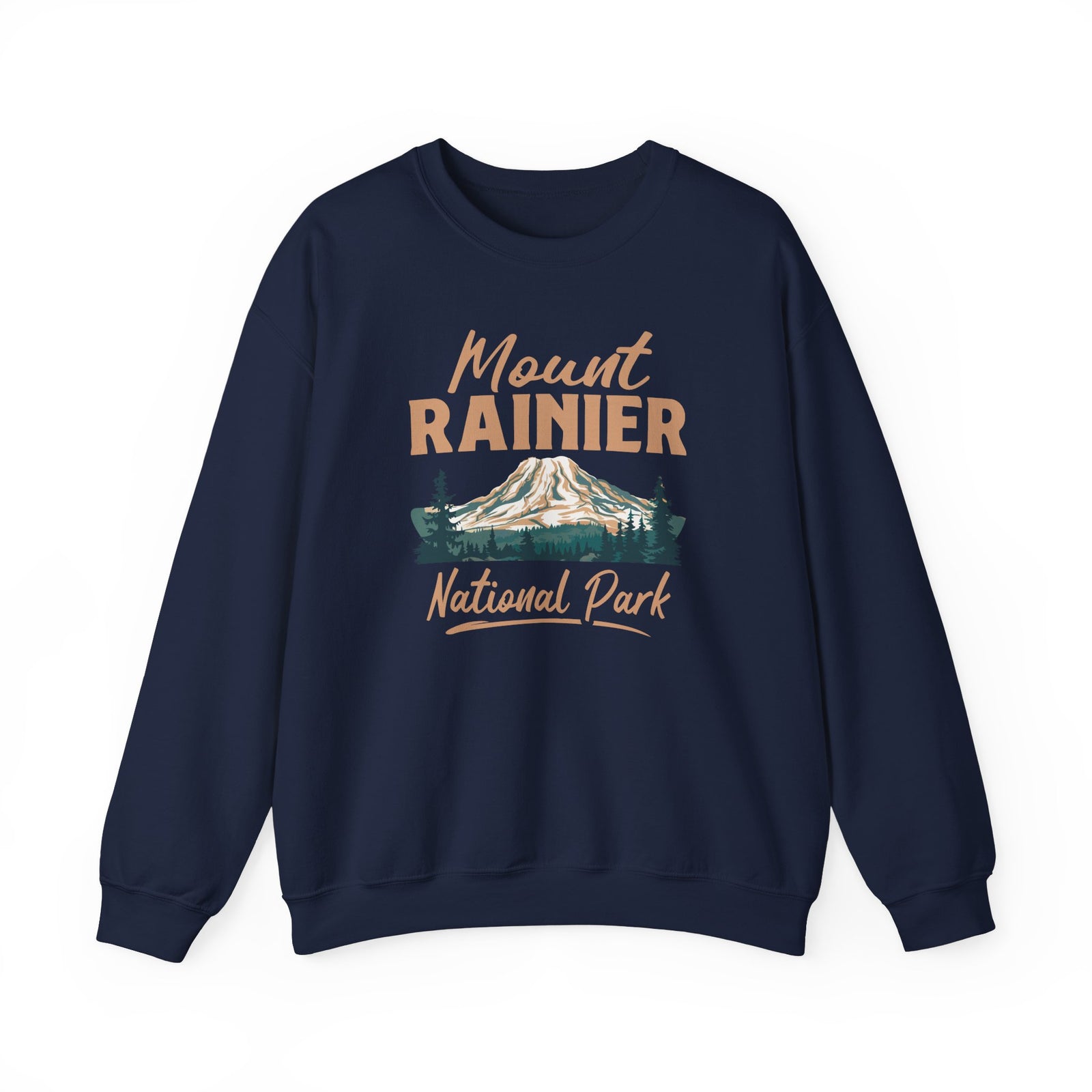 Mount Rainier National Park Washington Gildan Unisex Crewneck Sweatshirt