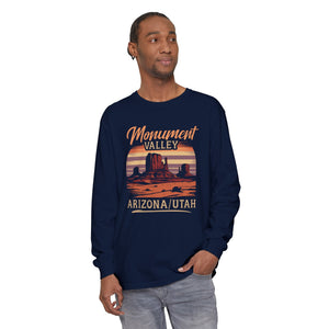 Monument Valley Arizona Utah Comfort Colors Unisex Long Sleeve T-Shirt