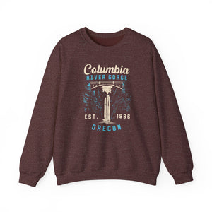 Columbia River Gorge Oregon Washington Gildan Unisex Crewneck Sweatshirt