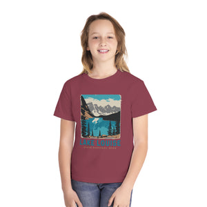 Lake Louise Banff National Park Alberta Comfort Colors Youth Kids T-Shirt