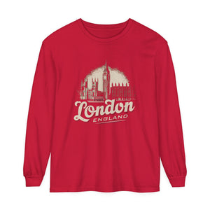 London United Kingdom Comfort Colors Unisex Long Sleeve T-Shirt