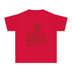 Space Needle Seattle Washington Comfort Colors Youth Kids T-Shirt
