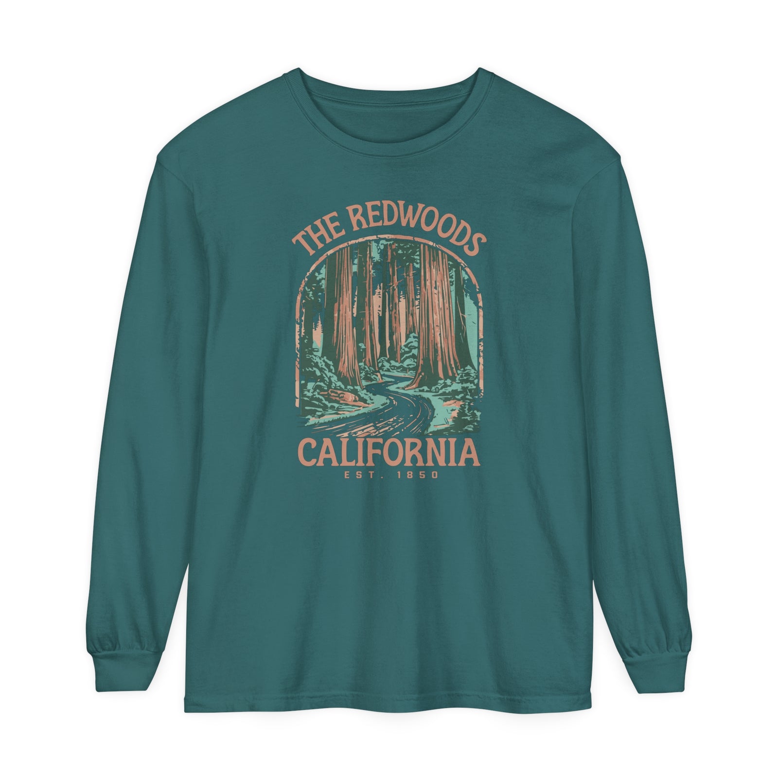 The Redwoods California Comfort Colors Unisex Long Sleeve T-Shirt