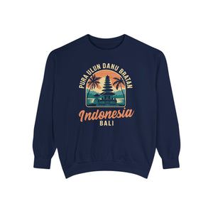 Pura Ulun Danu Bratan Bali Comfort Colors Unisex Sweatshirt