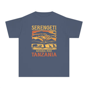 Serengeti Tanzania Comfort Colors Youth Kids T-Shirt