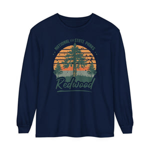 Redwood National Park California Comfort Colors Unisex Long Sleeve T-Shirt