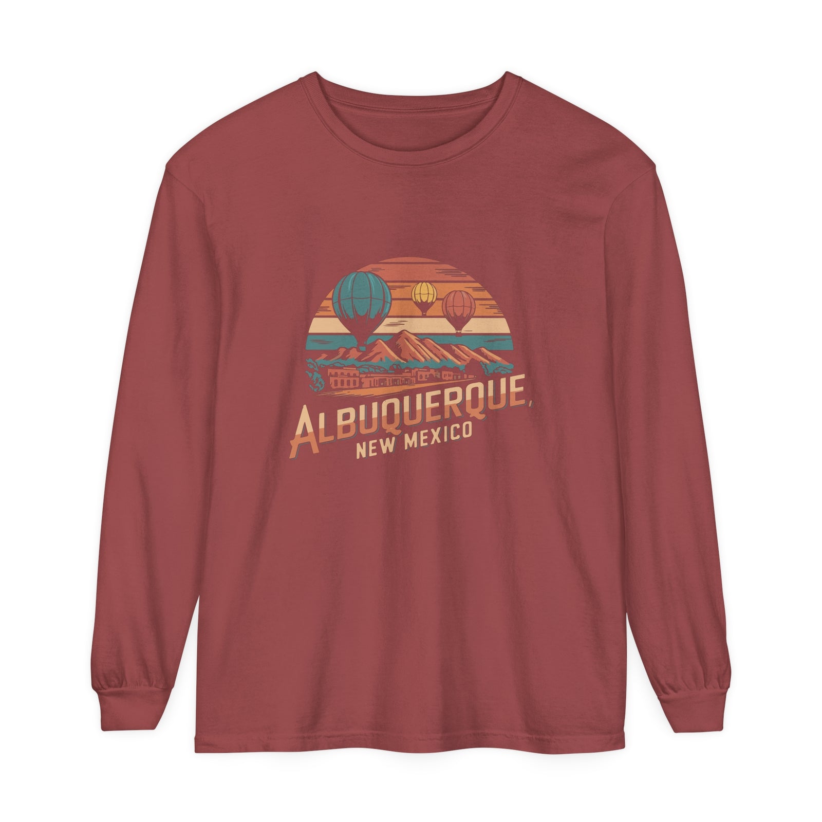 Albuquerque Hot Air Balloon Festival New Mexico Comfort Colors Unisex Long Sleeve T-Shirt