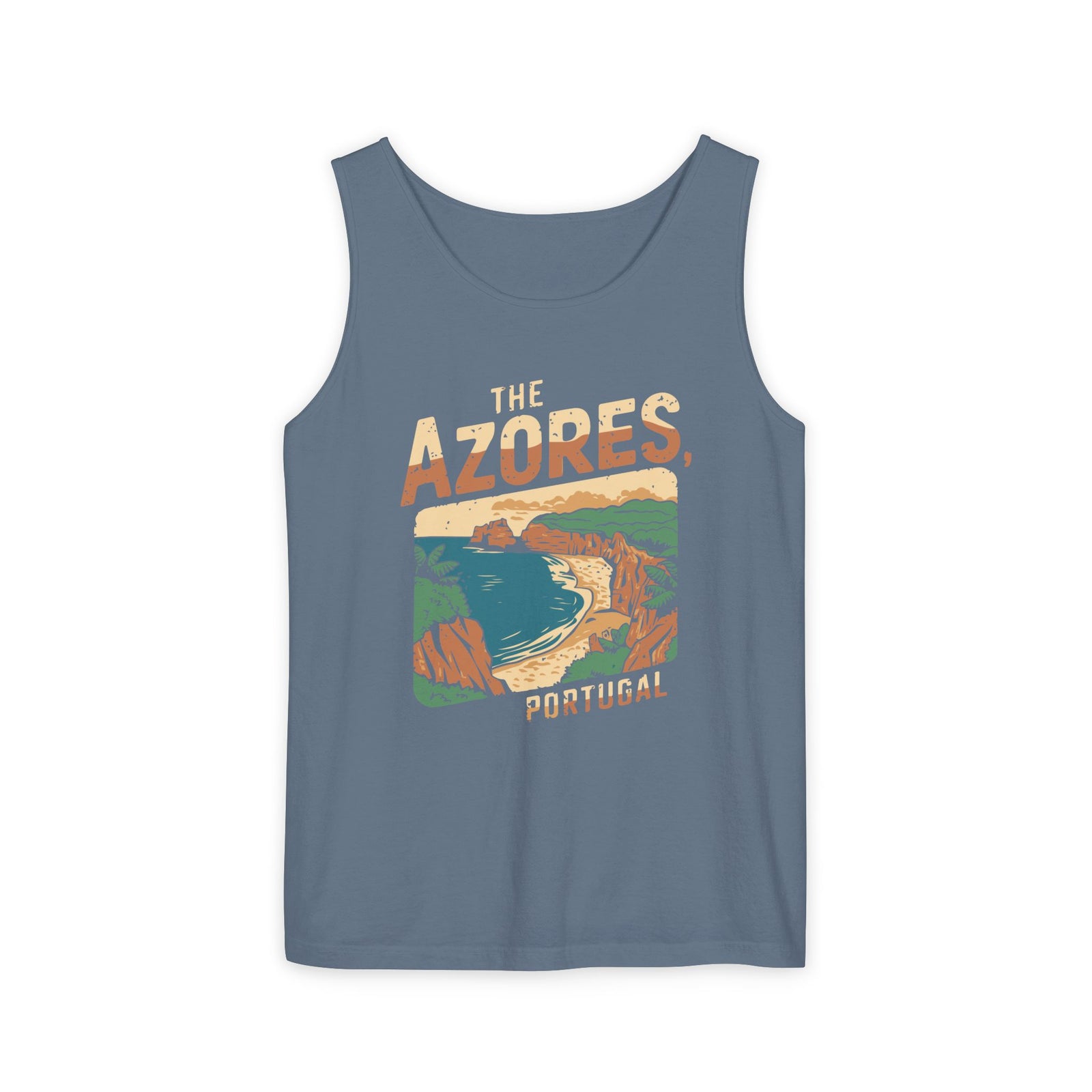 The Azores Portugal Comfort Colors Tank Top