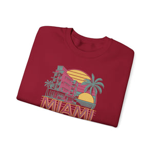 Miami Florida Gildan Unisex Crewneck Sweatshirt