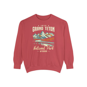 Grand Teton National Park Wyoming Comfort Colors Unisex Sweatshirt