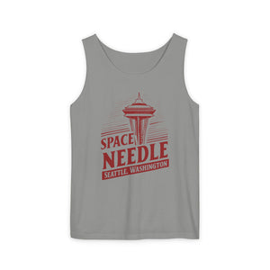 Space Needle Seattle Washington Comfort Colors Tank Top