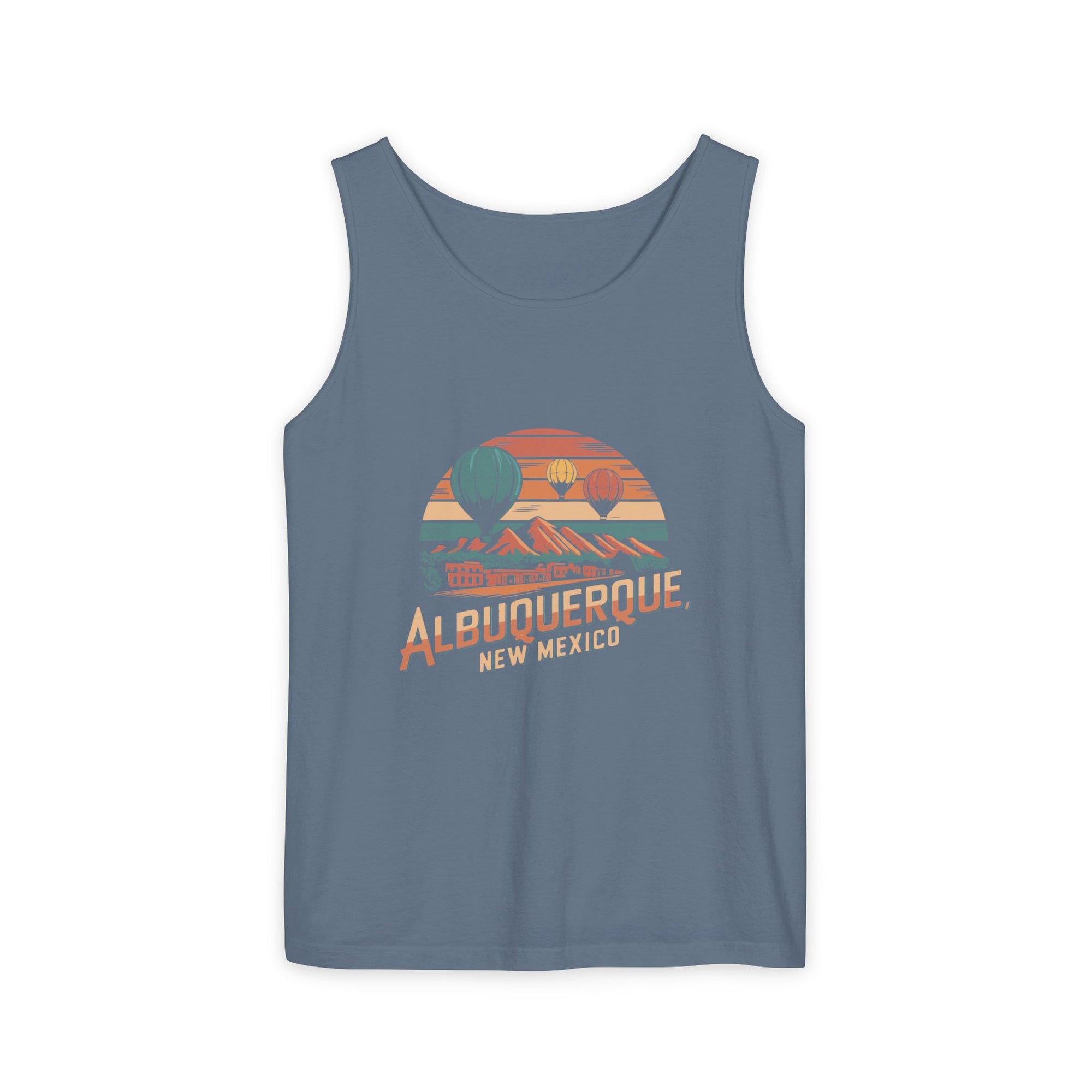 Albuquerque Hot Air Balloon Festival New Mexico Comfort Colors Tank Top