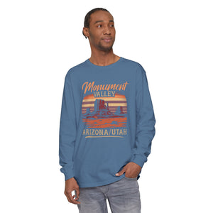 Monument Valley Arizona Utah Comfort Colors Unisex Long Sleeve T-Shirt