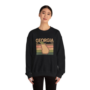 Georgia Peach Gildan Unisex Crewneck Sweatshirt
