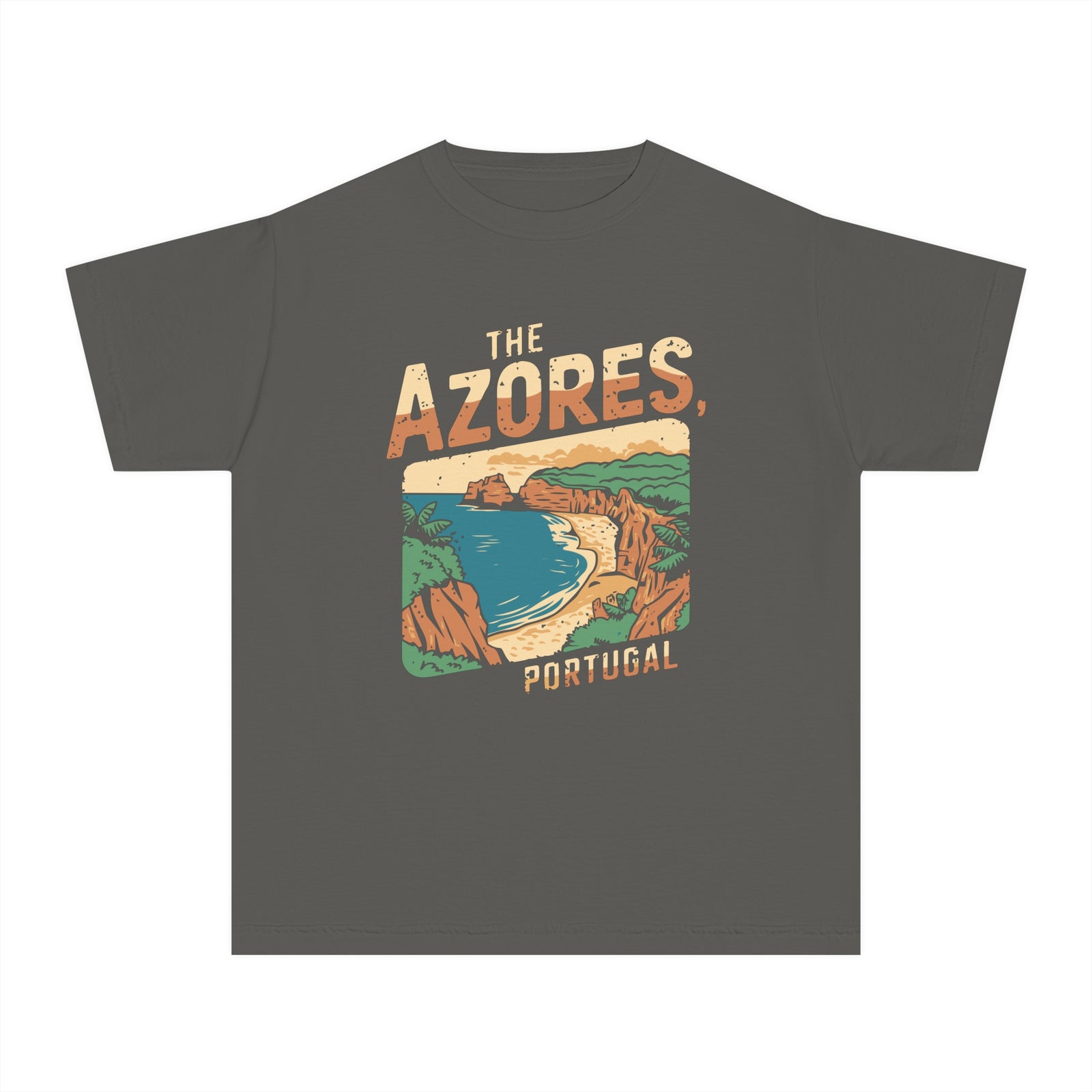 The Azores Portugal Comfort Colors Youth Kids T-Shirt