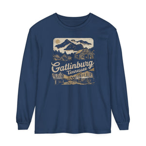 Gatlinburg Tennessee Great Smoky Mountains Comfort Colors Unisex Long Sleeve T-Shirt