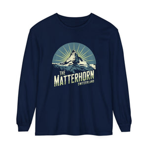 Matterhorn Switzerland Comfort Colors Unisex Long Sleeve T-Shirt