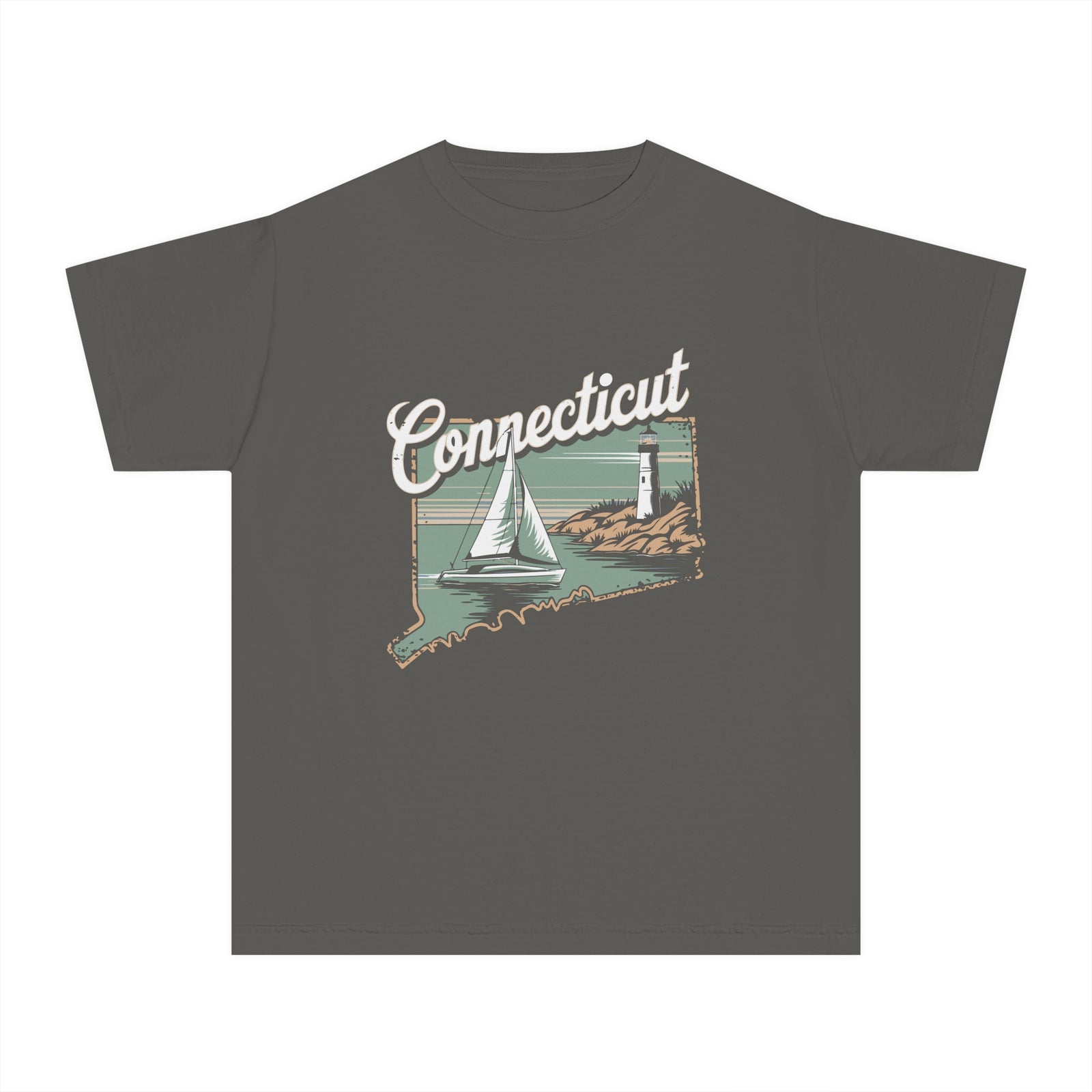 Connecticut Comfort Colors Youth Kids T-Shirt