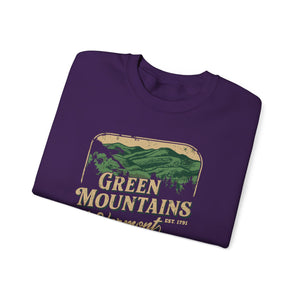 Green Mountains Vermont Gildan Unisex Crewneck Sweatshirt