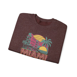 Miami Florida Gildan Unisex Crewneck Sweatshirt