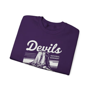 Devils Tower Wyoming Gildan Unisex Crewneck Sweatshirt
