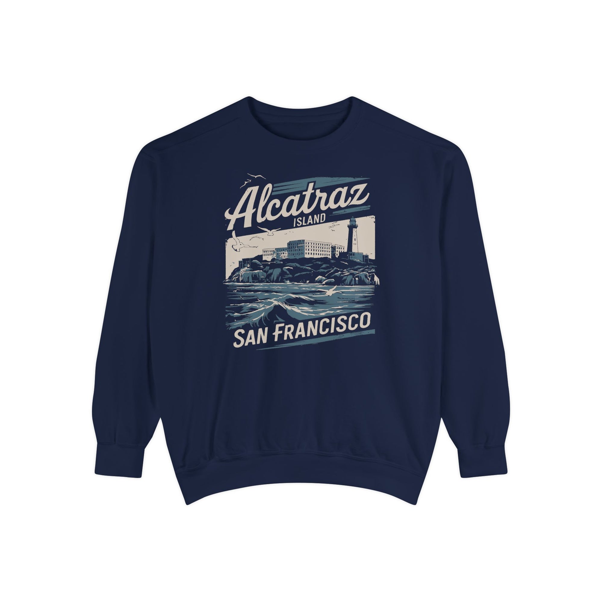 Alcatraz San Francisco California Comfort Colors Unisex Sweatshirt