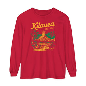 Kīlauea Hawaii Comfort Colors Unisex Long Sleeve T-Shirt