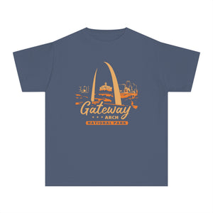 Gateway Arch National Park Missouri Comfort Colors Youth Kids T-Shirt