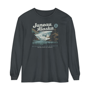 Juneau Alaska Comfort Colors Unisex Long Sleeve T-Shirt