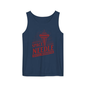 Space Needle Seattle Washington Comfort Colors Tank Top