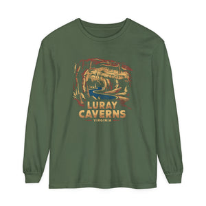 Luray Caverns Virginia Comfort Colors Unisex Long Sleeve T-Shirt