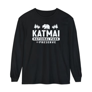 Katmai National Park Alaska Comfort Colors Unisex Long Sleeve T-Shirt