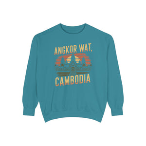 Angkor Wat Cambodia Comfort Colors Unisex Sweatshirt